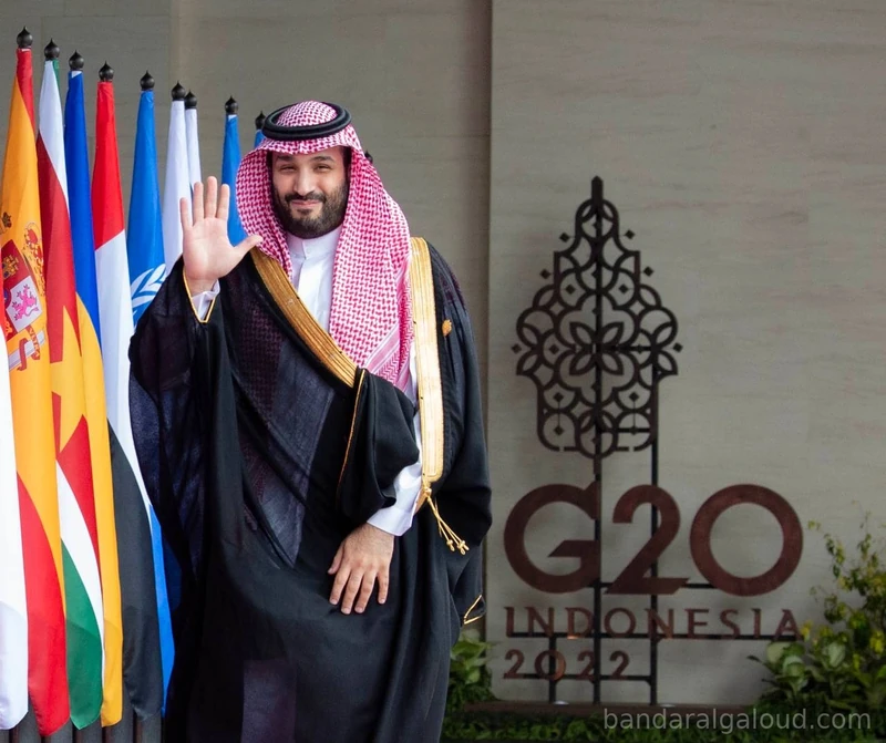 سمو سيدي ولي العهد يصل قمة مجموعة العشرين وفخامة رئيس إندونيسيا في استقباله - صورة 3