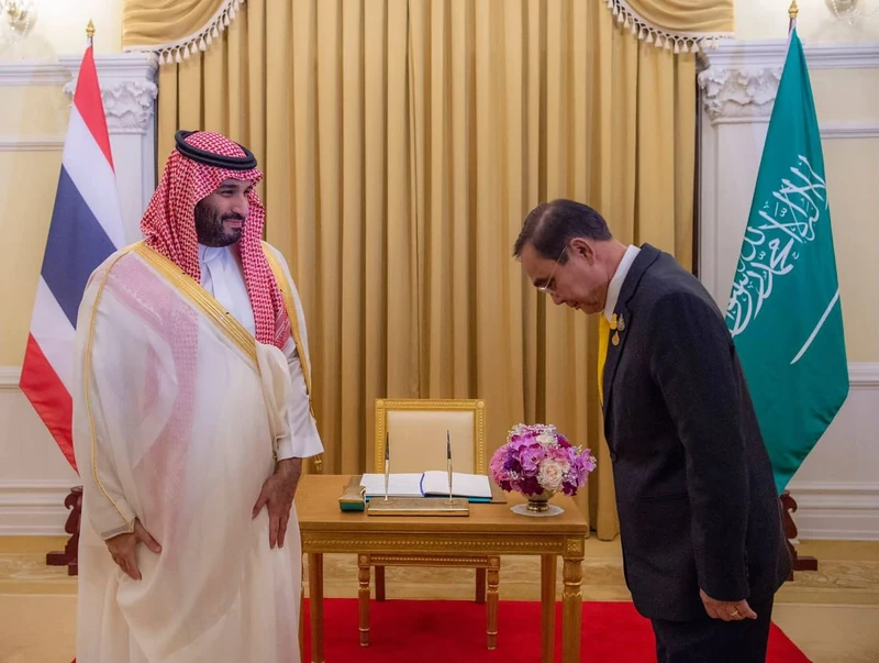 سمو سيدي ولي العهد يلتقي رئيس وزراء تايلند ويعقدان جلسة مباحثات رسمية - صورة 4