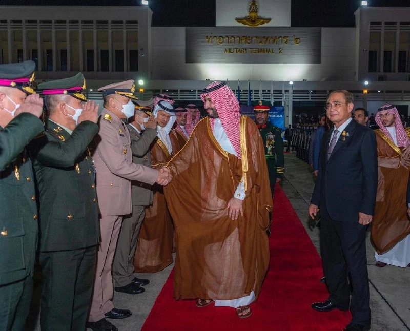 سمو سيدي ولي العهد يلتقي رئيس وزراء تايلند ويعقدان مباحثات رسمية - صورة 4