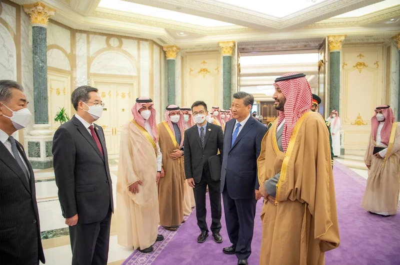 سمو سيدي ولي العهد يستقبل فخامة رئيس جمهورية الصين في قصر اليمامة بالرياض. - صورة 6