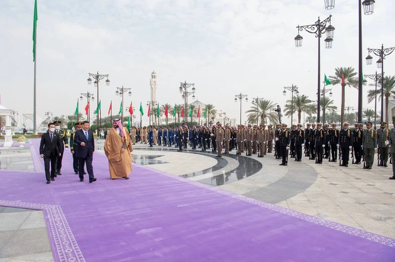 سمو سيدي ولي العهد يستقبل فخامة رئيس جمهورية الصين في قصر اليمامة بالرياض. - صورة 7