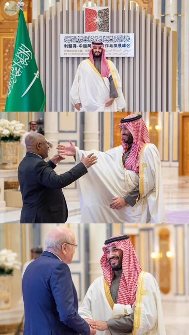 سمو سيدي ولي العهد يستقبل قادة الدول العربية المشاركين في قمة الرياض العربية الصينية وبدء أعمال القمة. - صورة 2