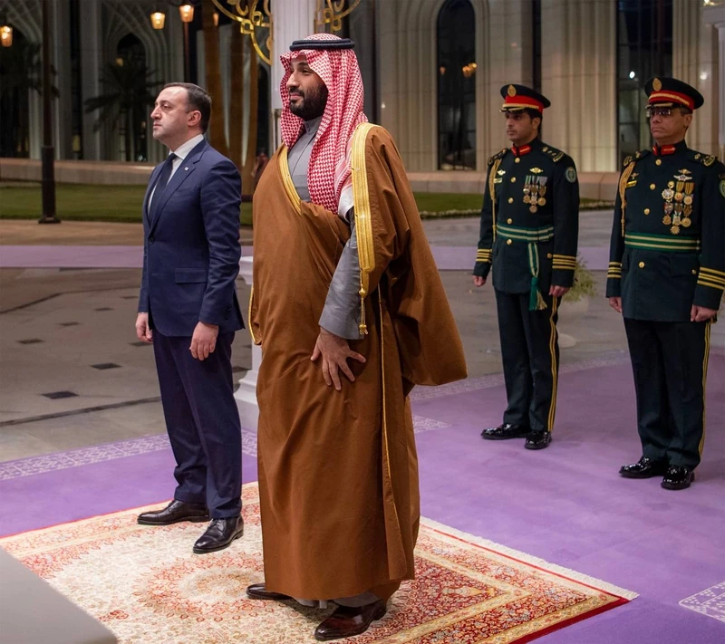 سمو سيدي ولي العهد يستقبل دولة رئيس وزراء جورجيا في الرياض - صورة 2