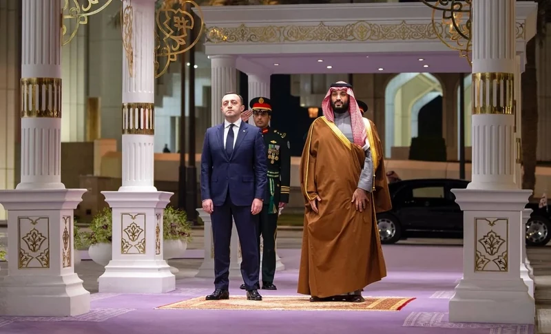 سمو سيدي ولي العهد يستقبل دولة رئيس وزراء جورجيا في الرياض - صورة 11