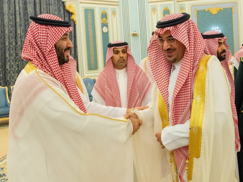 سمو سيدي ولي العهد يستقبل المهنئين بشهر رمضان المبارك - صورة 13