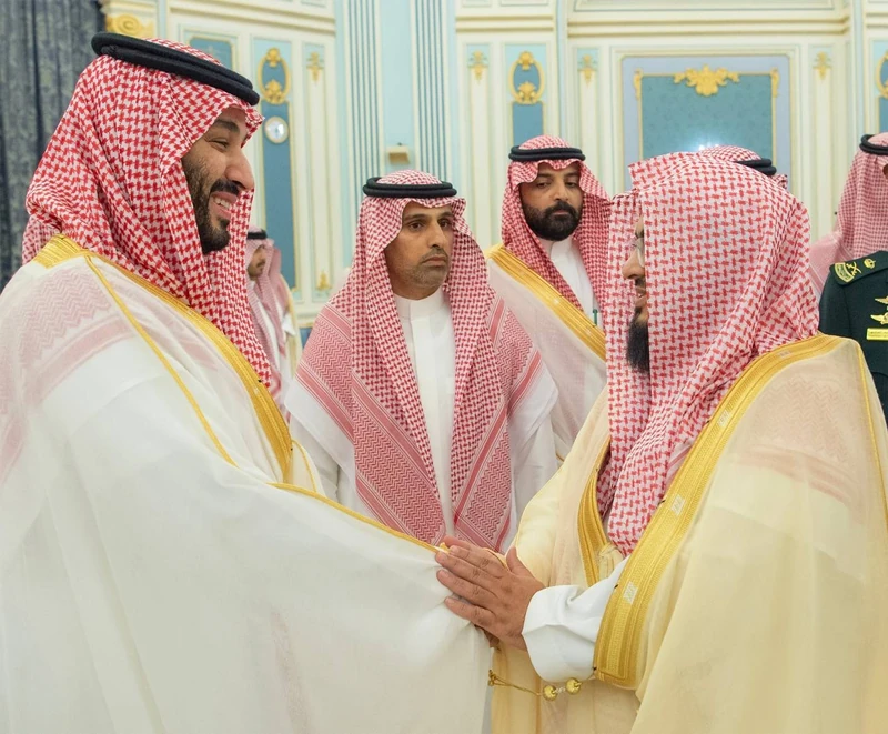 سمو سيدي ولي العهد يستقبل المهنئين بشهر رمضان المبارك - صورة 22