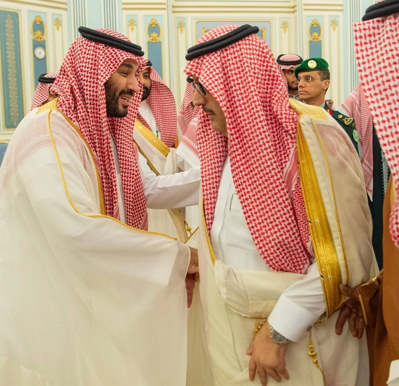 سمو سيدي ولي العهد يستقبل المهنئين بشهر رمضان المبارك - صورة 23