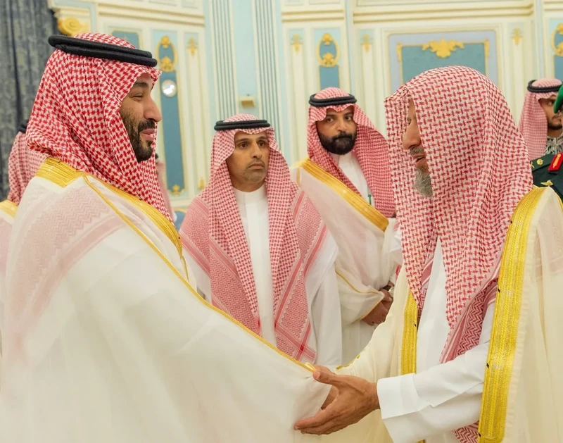 سمو سيدي ولي العهد يستقبل المهنئين بشهر رمضان المبارك - صورة 27