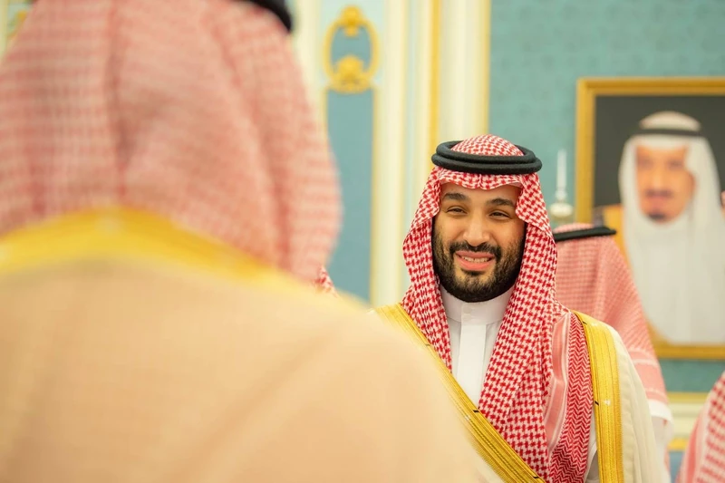 سمو سيدي ولي العهد يستقبل المهنئين بشهر رمضان المبارك - صورة 7