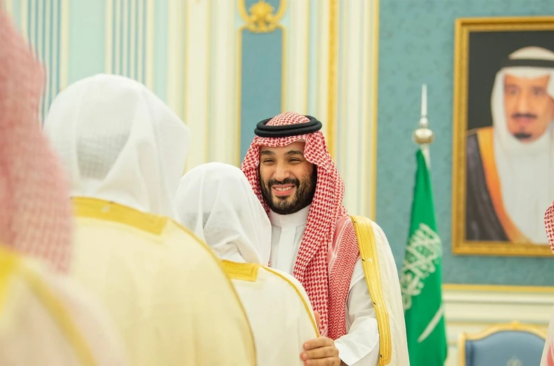 سمو سيدي ولي العهد يستقبل المهنئين بشهر رمضان المبارك - صورة 10