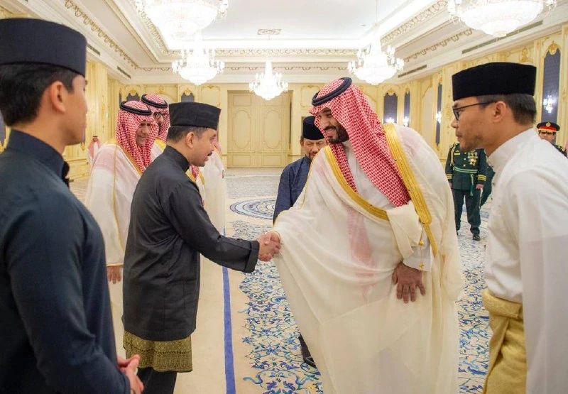 سمو سيدي ولي العهد يستقبل جلالة سلطان بروناي دار السلام في الديوان الملكي بجدة - صورة 10