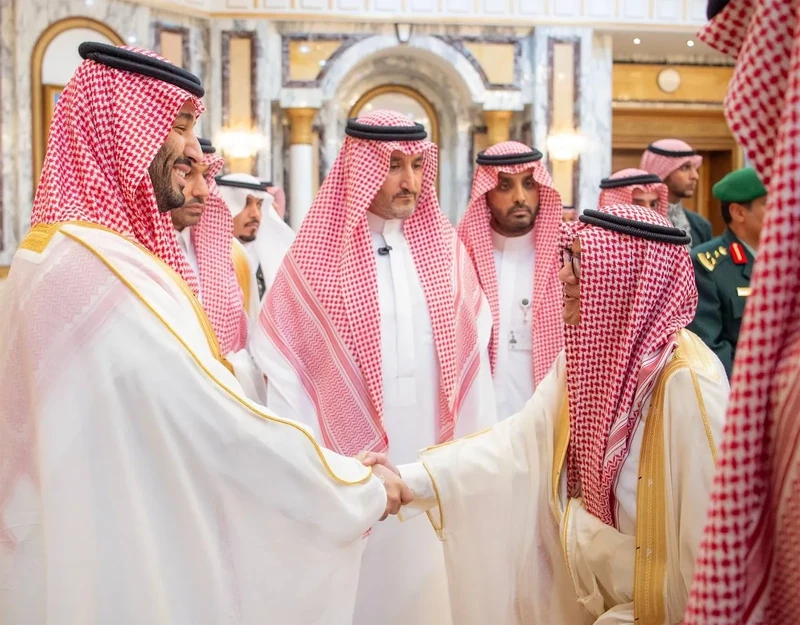 سمو سيدي ولي العهد يستقبل المهنئين بعيد الفطر السعيد. - صورة 13