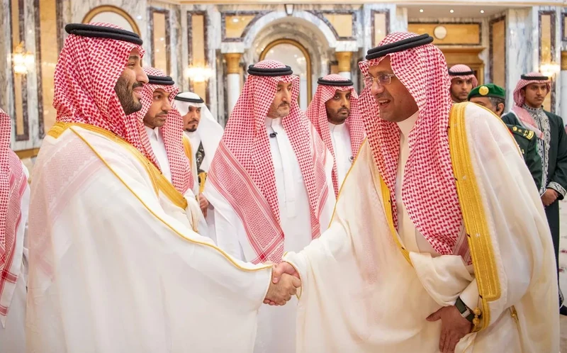 سمو سيدي ولي العهد يستقبل المهنئين بعيد الفطر السعيد. - صورة 22