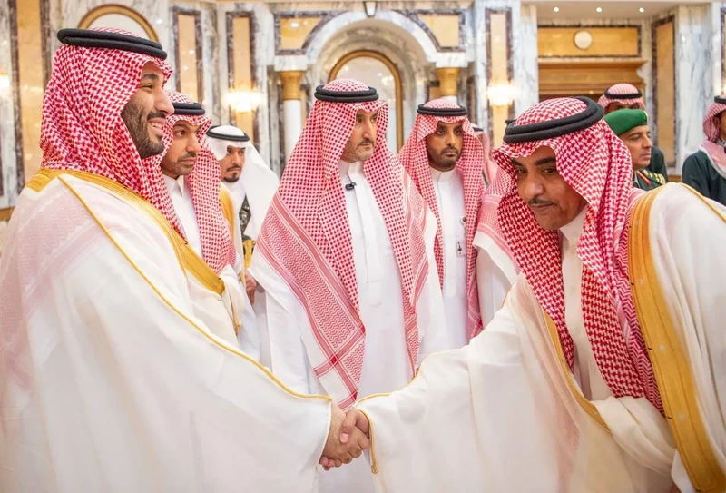 سمو سيدي ولي العهد يستقبل المهنئين بعيد الفطر السعيد. - صورة 26