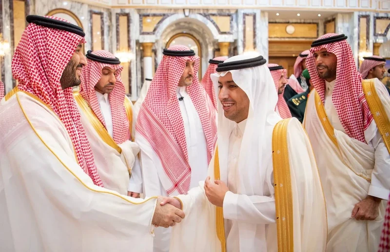 سمو سيدي ولي العهد يستقبل المهنئين بعيد الفطر السعيد. - صورة 28