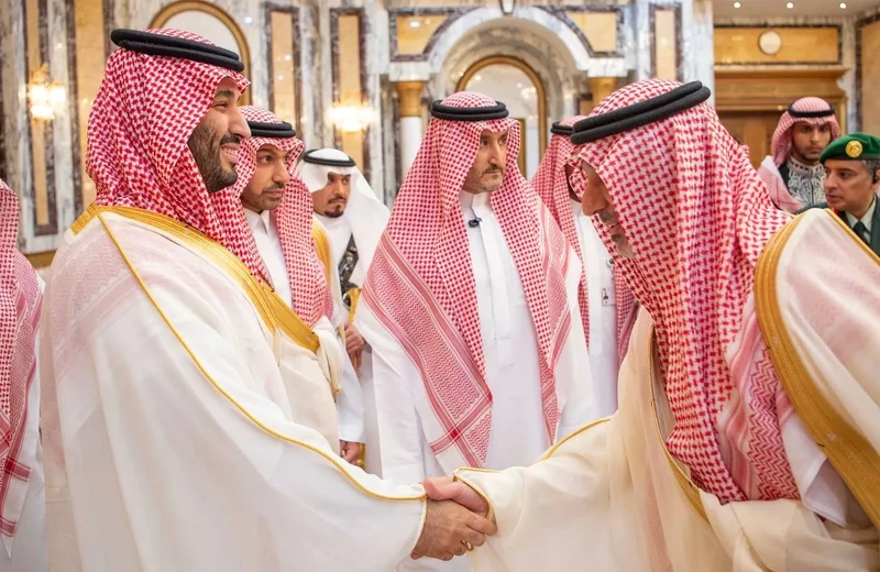سمو سيدي ولي العهد يستقبل المهنئين بعيد الفطر السعيد. - صورة 30