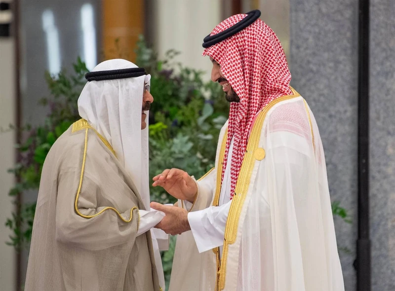 سمو سيدي ولي العهد يستقبل قادة ورؤساء وفود قمة جامعة الدول العربية بجدة - صورة 11
