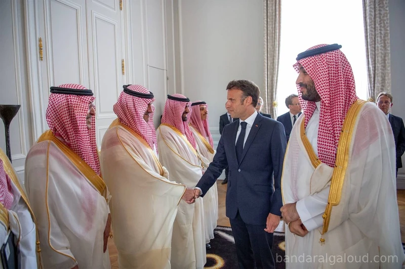 سيدي ولي العهد يلتقي فخامة رئيس الجمهورية الفرنسية في قصر الإليزيه بباريس - صورة 3
