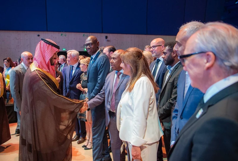 سمو سيدي ولي العهد في حفل استقبال ترشح الرياض لاستضافة "إكسبو 2030" بباريس. - صورة 2