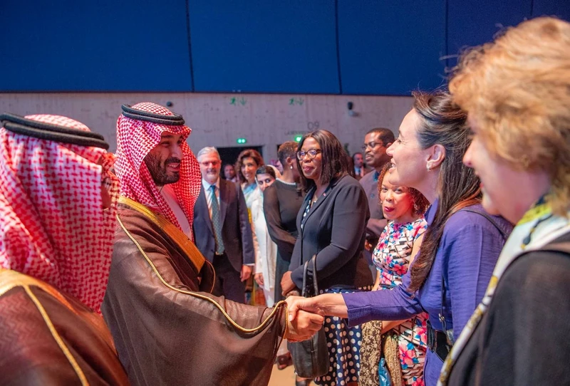 سمو سيدي ولي العهد في حفل استقبال ترشح الرياض لاستضافة "إكسبو 2030" بباريس. - صورة 3