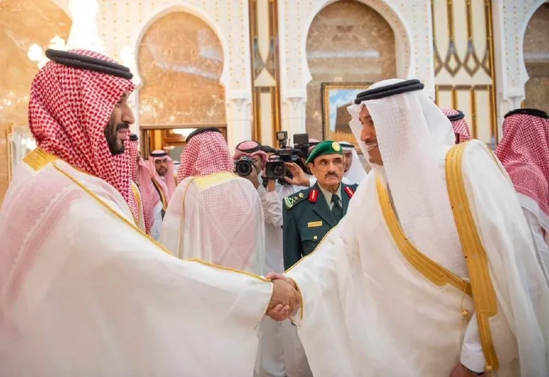 سمو سيدي ولي العهد يستقبل المهنئين بعيد الأضحى في منى نيابة عن سيدي خادم الحرمين الشريفين - صورة 27