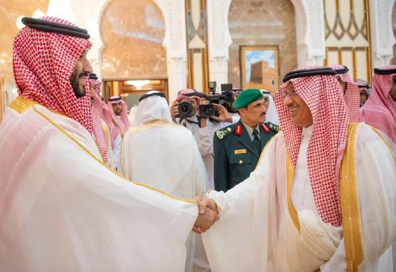 سمو سيدي ولي العهد يستقبل المهنئين بعيد الأضحى في منى نيابة عن سيدي خادم الحرمين الشريفين - صورة 33