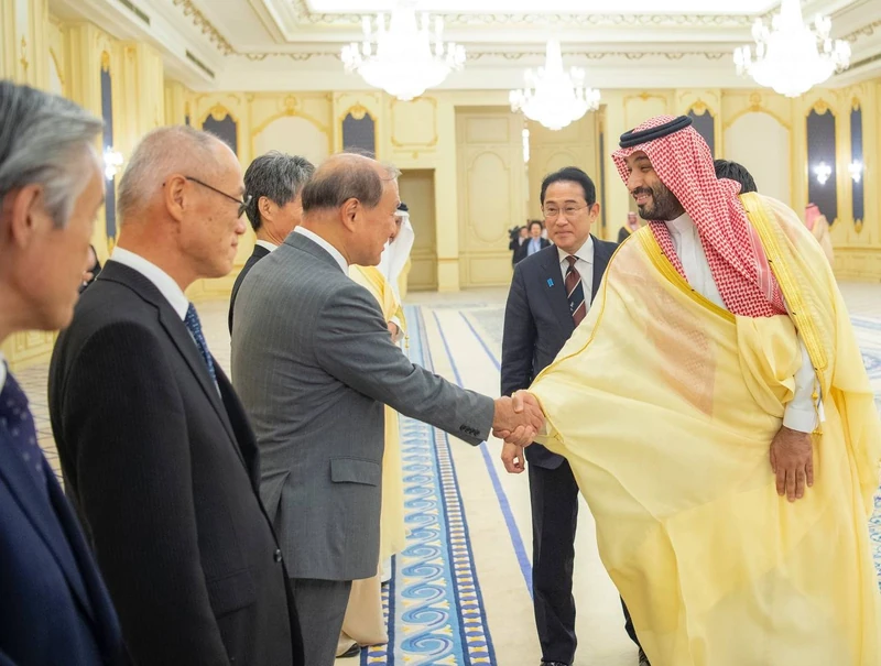 سمو سيدي ولي العهد يستقبل دولة رئيس وزراء اليابان في قصر السلام بجدة - صورة 7