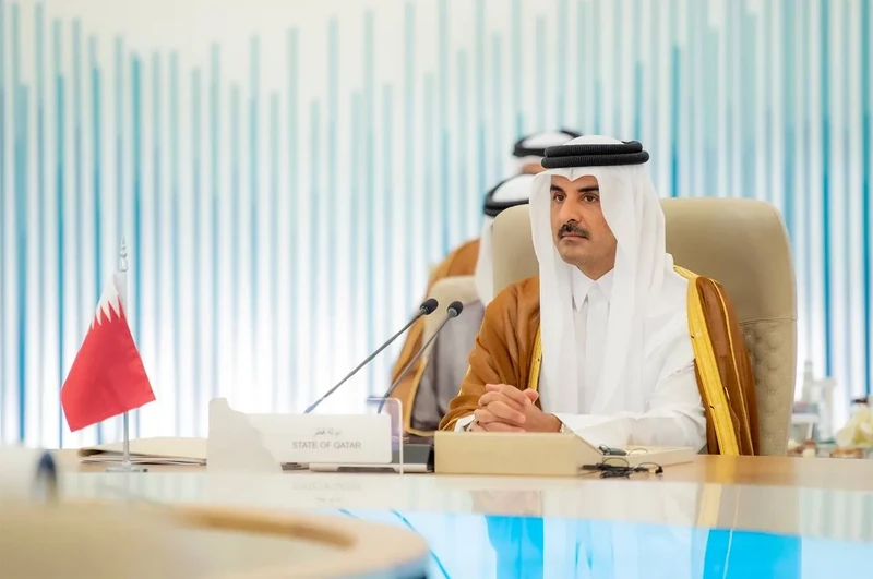 سمو سيدي ولي العهد يستقبل قادة الدول المشاركين في قمة دول مجلس التعاون لدول الخليج العربية ودول آسيا الوسطى - صورة 12