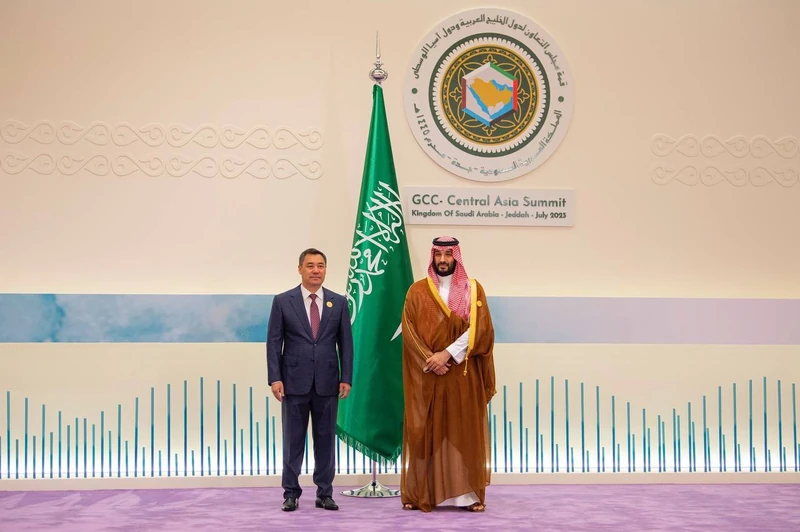 سمو سيدي ولي العهد يستقبل قادة الدول المشاركين في قمة دول مجلس التعاون لدول الخليج العربية ودول آسيا الوسطى - صورة 5