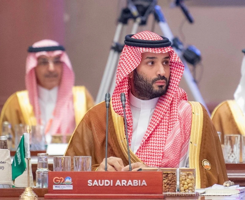 دولة رئيس وزراء جمهورية الهند يستقبل سمو سيدي ولي العهد في قمة العشرين - صورة 5