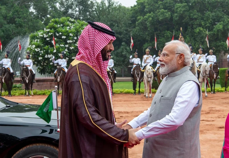 سمو سيدي ولي العهد يلتقي رئيسة جمهورية الهند في القصر الرئاسي بنيودلهي. - صورة 6
