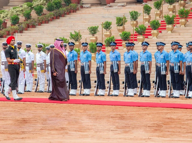 سمو سيدي ولي العهد يلتقي رئيسة جمهورية الهند في القصر الرئاسي بنيودلهي. - صورة 7
