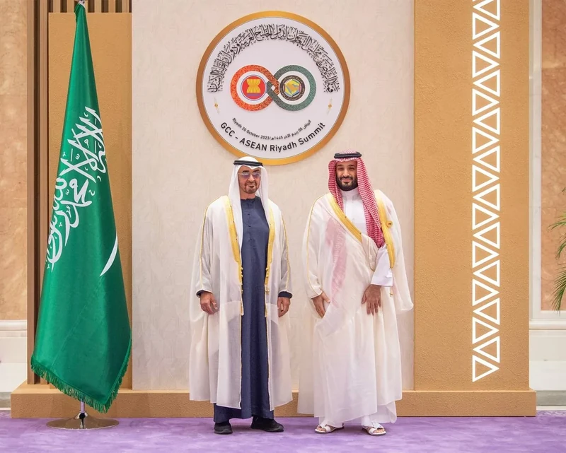 سمو سيدي ولي العهد يستقبل قادة ورؤساء وفود قمة الرياض بين الخليج ورابطة الآسيان - صورة 14
