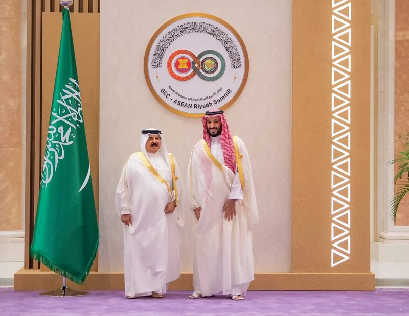 سمو سيدي ولي العهد يستقبل قادة ورؤساء وفود قمة الرياض بين الخليج ورابطة الآسيان - صورة 16