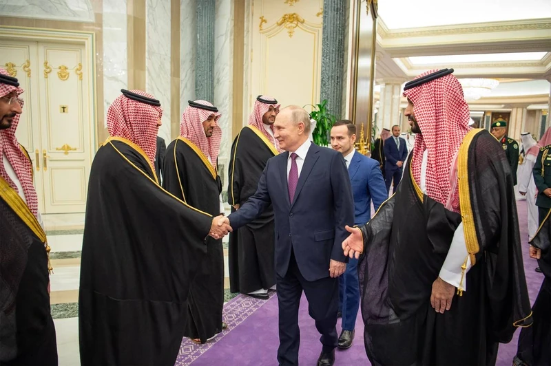 سمو سيدي ولي العهد يستقبل في قصر اليمامة بالرياض فخامة الرئيس فلاديمير بوتين رئيس روسيا الاتحادية - صورة 13