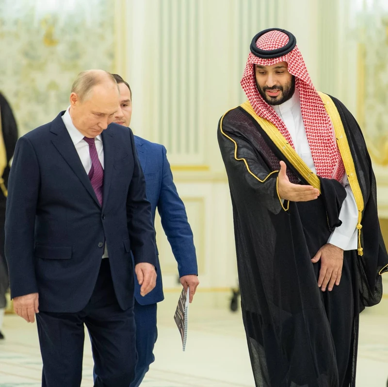 سمو سيدي ولي العهد يستقبل في قصر اليمامة بالرياض فخامة الرئيس فلاديمير بوتين رئيس روسيا الاتحادية - صورة 25