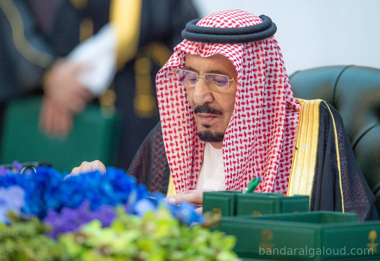 سيدي خادم الحرمين الشريفين يرأس جلسة مجلس الوزراء - صورة 1