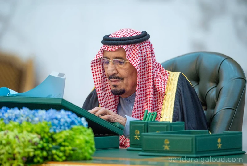سيدي خادم الحرمين الشريفين يرأس جلسة مجلس الوزراء - صورة 3