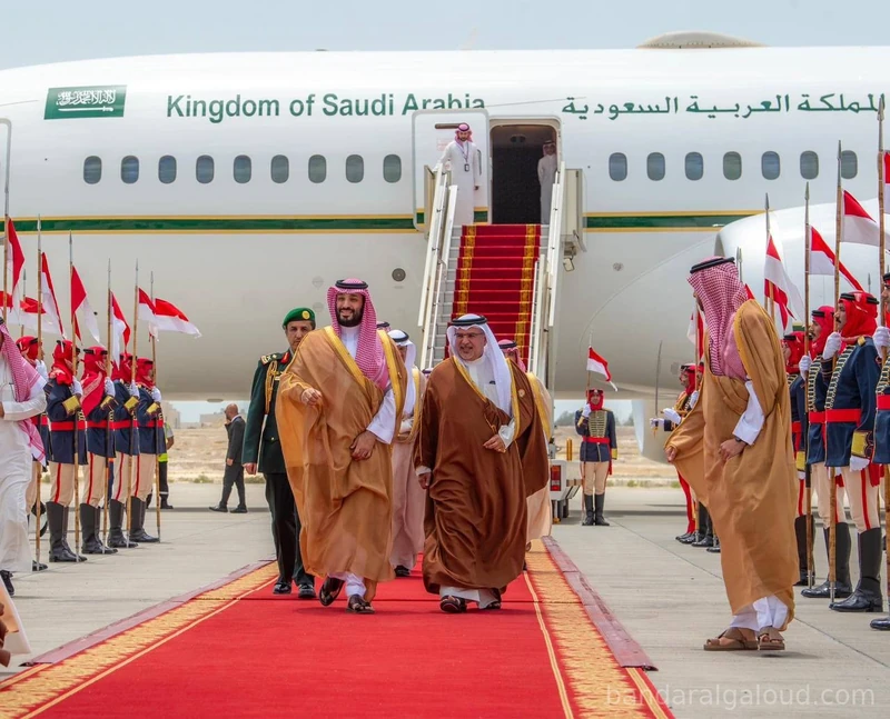 سمو سيدي ولي العهد يصل البحرين لترؤس وفد المملكة في القمة العربية - صورة 5