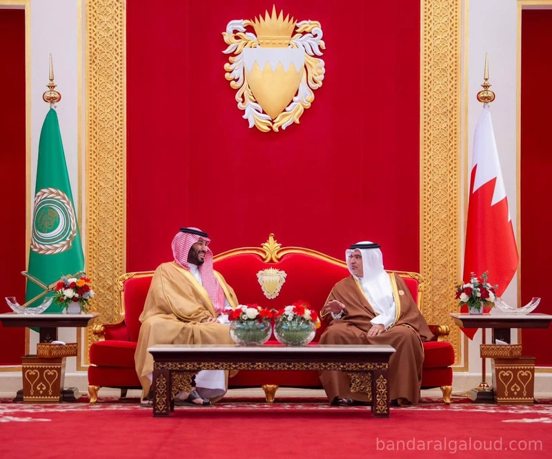 سمو سيدي ولي العهد يصل البحرين لترؤس وفد المملكة في القمة العربية - صورة 7