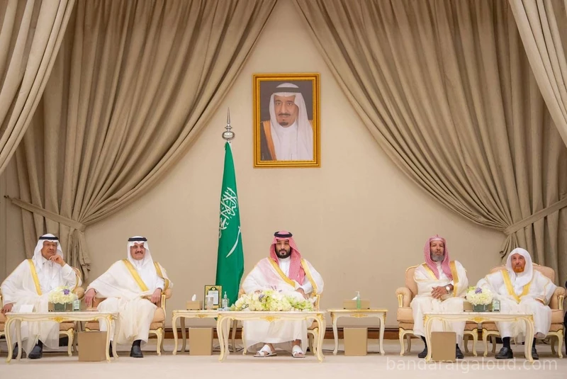 سمو سيدي ولي العهد يستقبل أصحاب السمو والفضيلة والمعالي وجمعاً من المواطنين بالمنطقة الشرقية. - صورة 3
