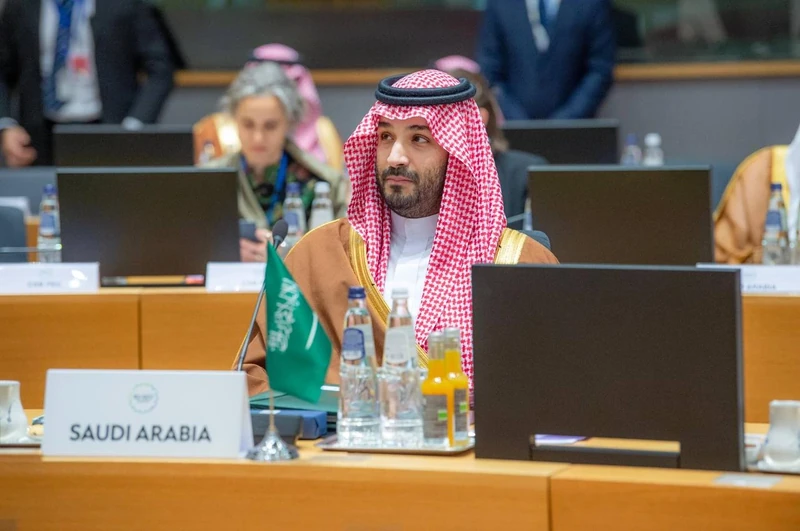 سمو سيدي ولي العهد يرأس وفد المملكة في القمة الخليجية الأوروبية ببروكسل - صورة 5