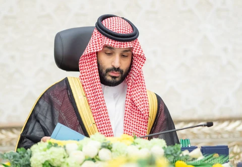 سمو سيدي ولي العهد يرأس جلسة مجلس الوزراء بنيوم