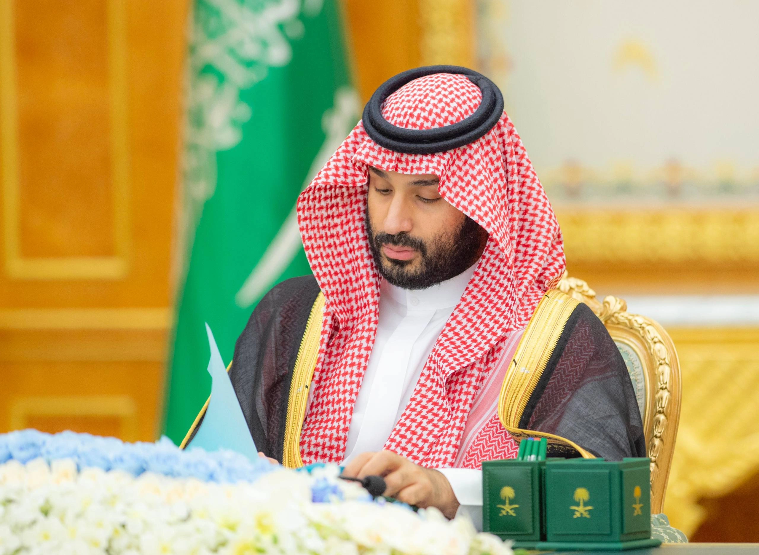 سمو سيدي ولي العهد يرأس جلسة مجلس الوزراء في الرياض - صورة 1