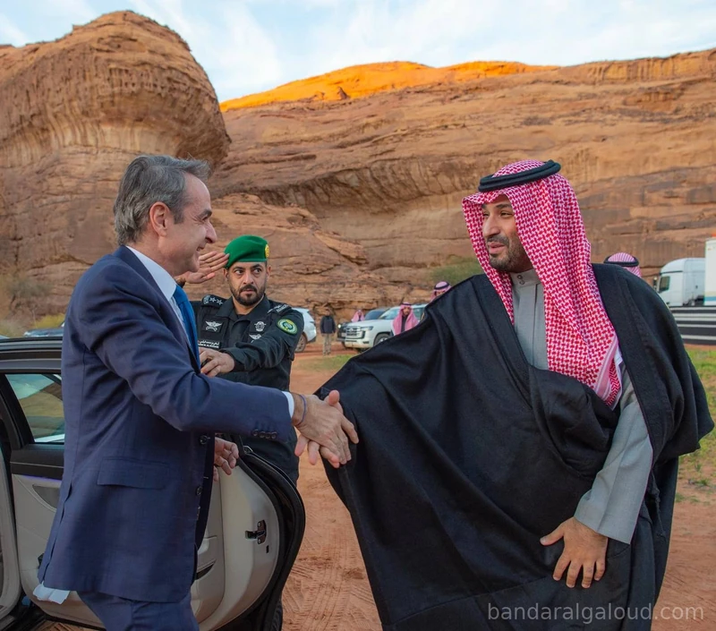 سمو سيدي ولي العهد يستقبل رئيس وزراء اليونان في العلا - صورة 2
