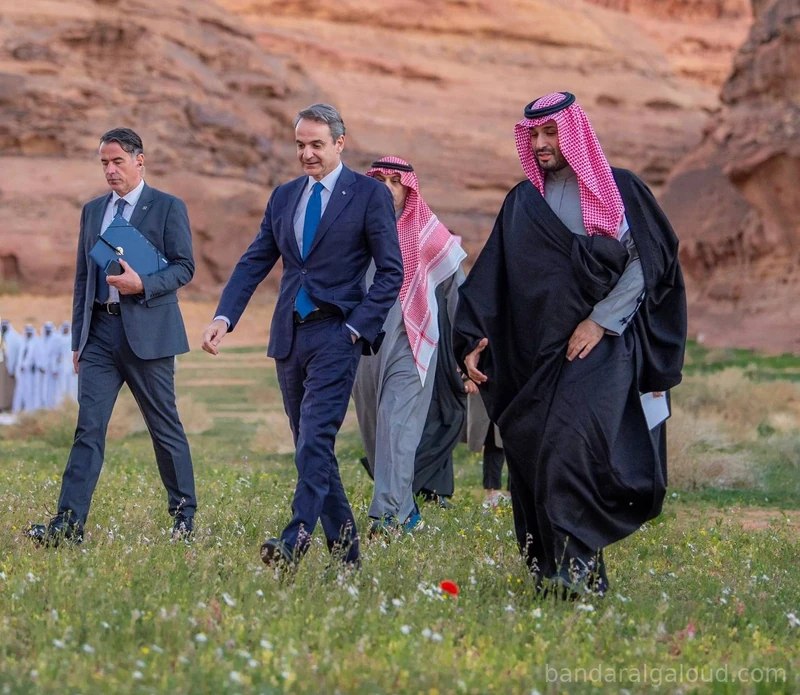 سمو سيدي ولي العهد يستقبل رئيس وزراء اليونان في العلا - صورة 4