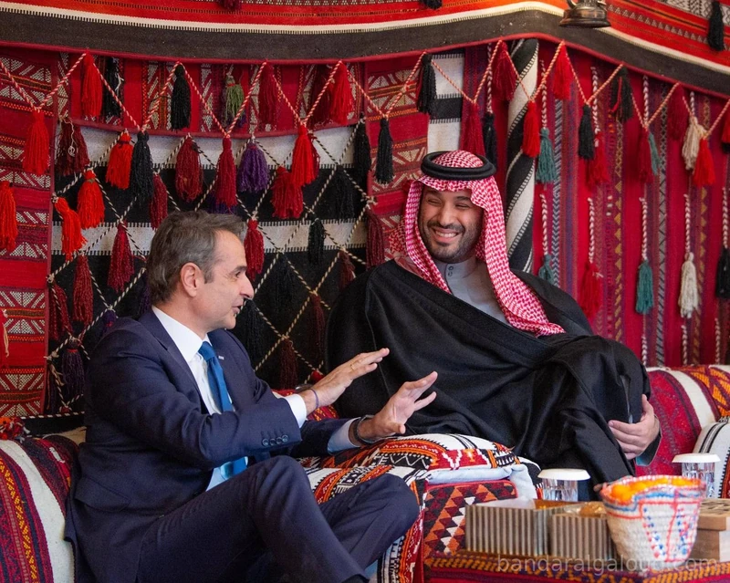 سمو سيدي ولي العهد يستقبل رئيس وزراء اليونان في العلا - صورة 7