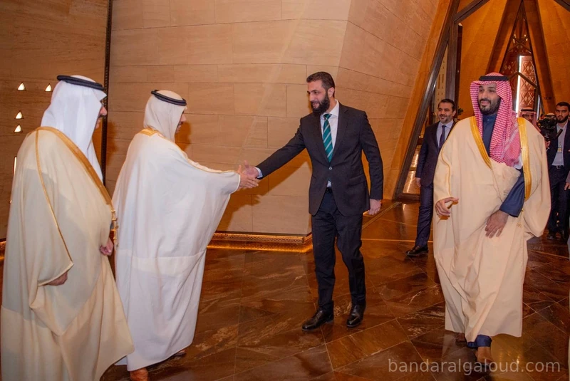 سمو سيدي ولي العهد يستقبل رئيس الجمهورية العربية السورية - صورة 2