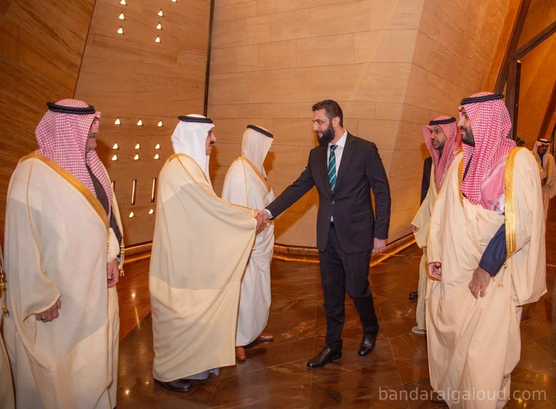 سمو سيدي ولي العهد يستقبل رئيس الجمهورية العربية السورية - صورة 3