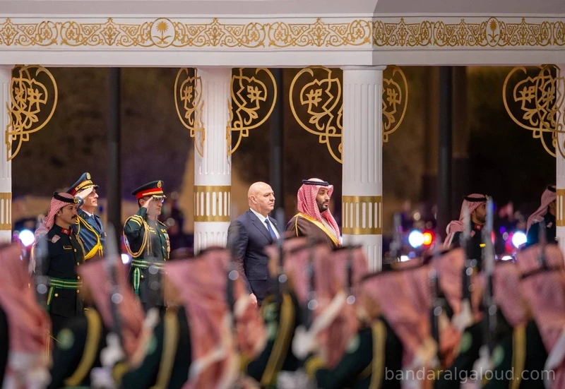 سمو سيدي ولي العهد يستقبل فخامة رئيس الجمهورية اللبنانية في الديوان الملكي. - صورة 2